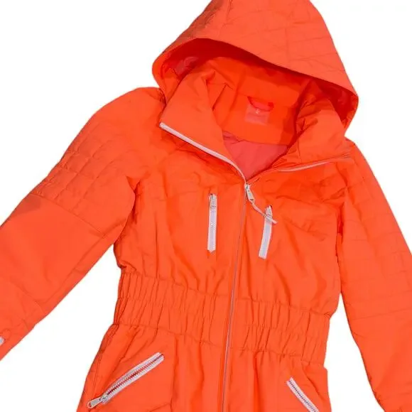 Free People Orange Quilted Jumpsuit - Picture 6 of 9